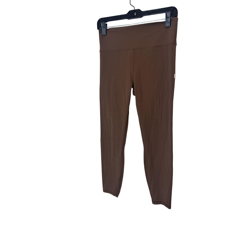 Vuori Pants Womens Large Brown High Rise‎ Ankle Leggings VW4018 Yoga Athletic